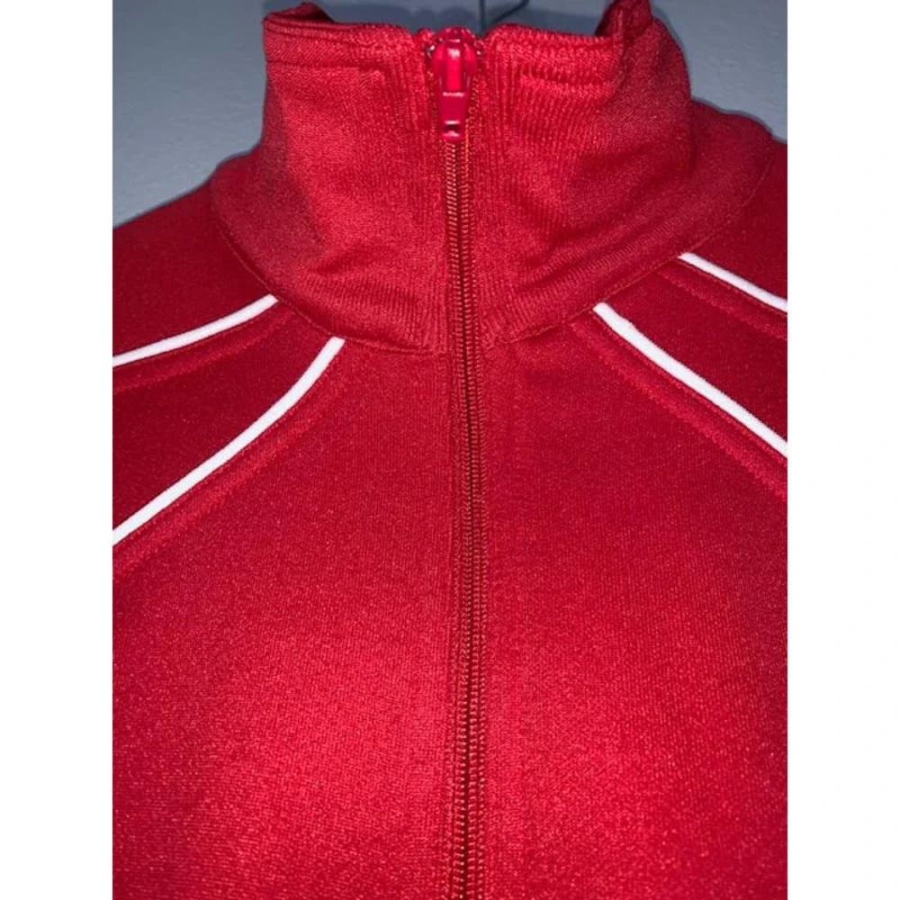 REEBOK Red Track Suit Zip Up Jacket - Picture 5 of 9